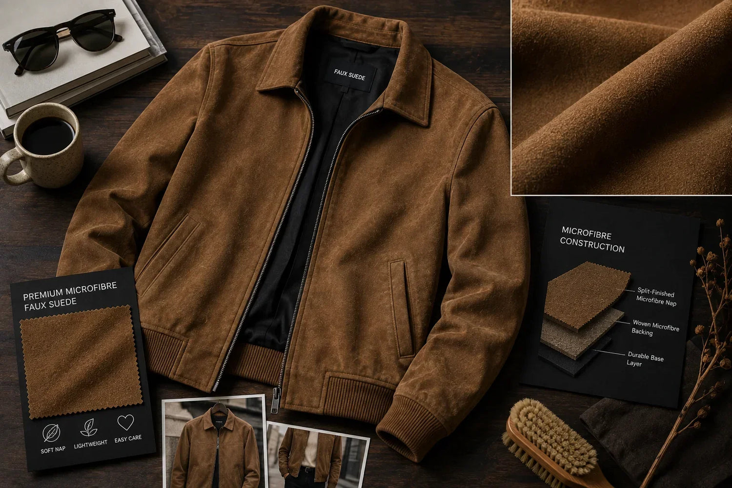 Faux Suede Jackets