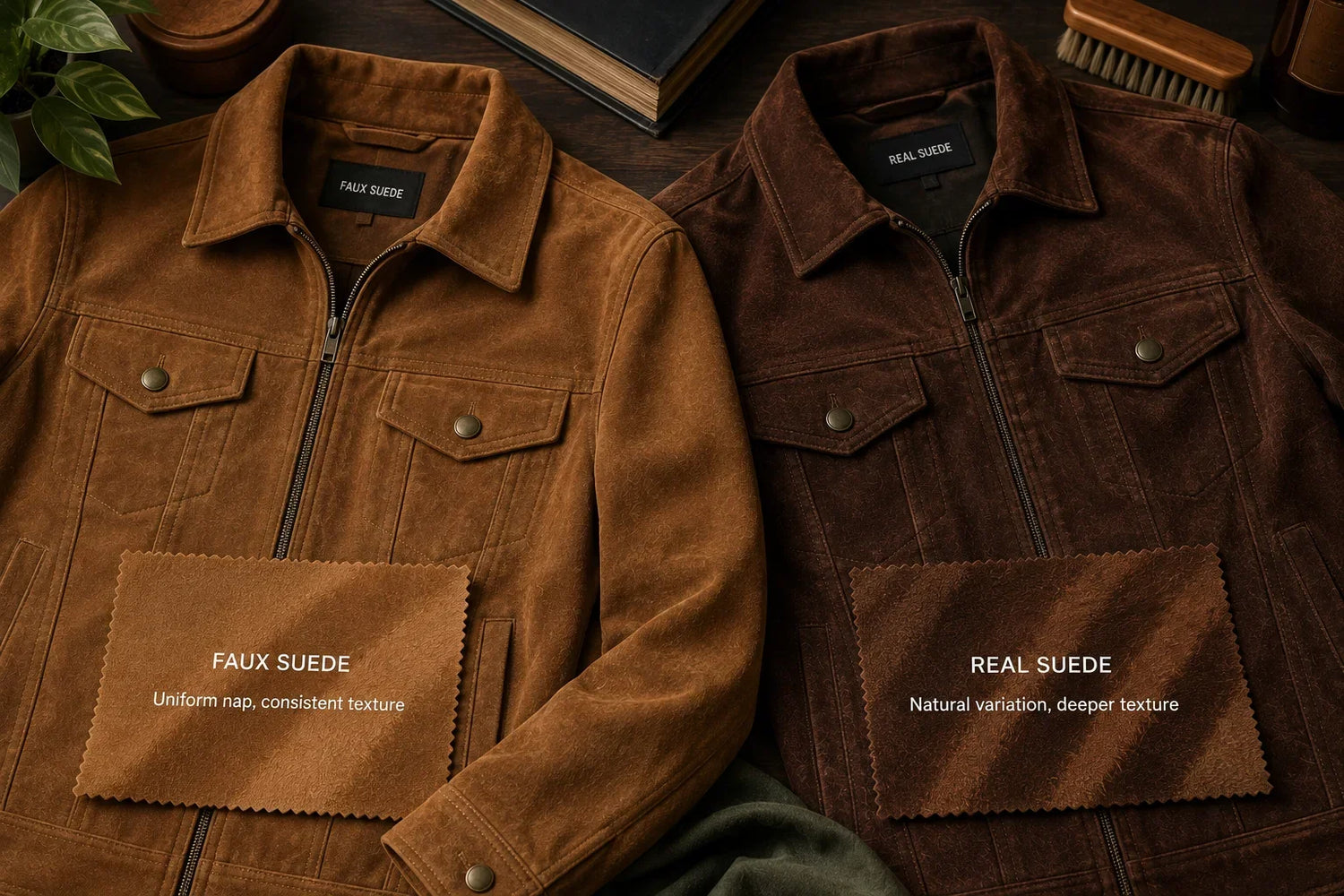 Faux Suede vs Real Suede Jackets